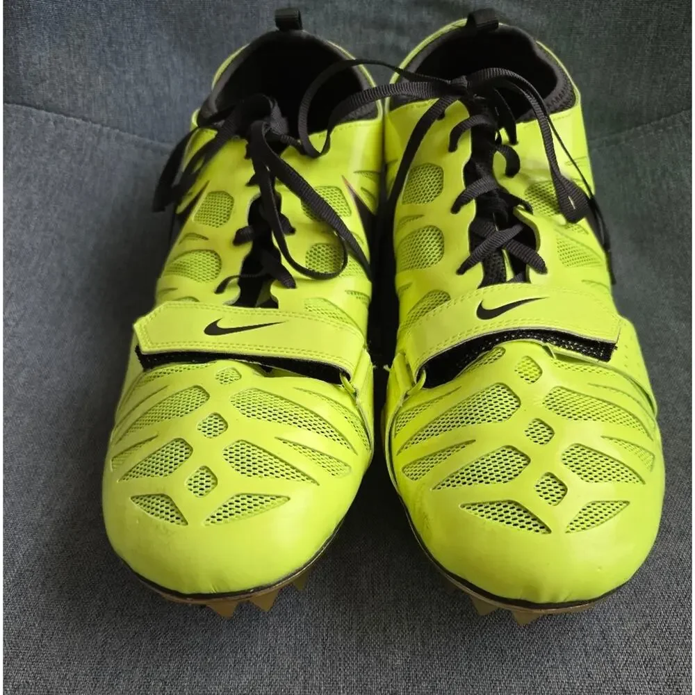 Nike Zoom Celar 4 Track Spikes NWOT Neon Yellow Black Size 13